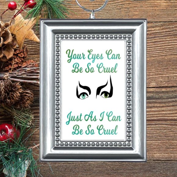 Labyrinth Quote Movie Memorabilia Christmas Tree Ornament‎ - Picture 1 of 3